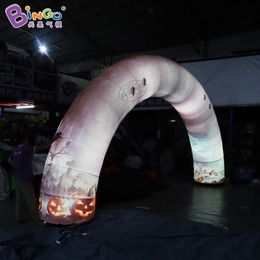 Halloween Gluging Arch Pumpkin Pattern Grand décoration Festival Ghost Festival Skull Arch Mall Hotel Entrance Decoration