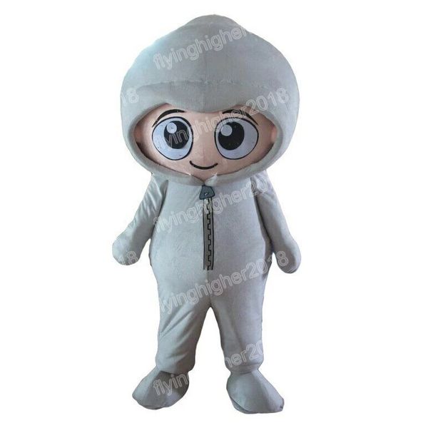 Halloween gris chapeau garçon mascotte Costume dessin animé thème personnage carnaval adulte unisexe robe noël fête d'anniversaire tenue de plein air