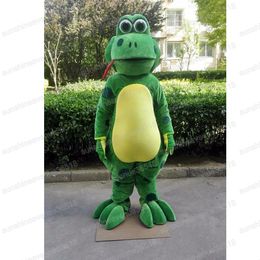 Halloween Green Frog Mascot Mascot Costume Animal Theme Carnival Fancy Dress For Men Women Unisex volwassenen Outfit Fursuit Kerst verjaardagsfeestjurk