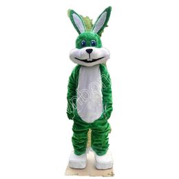 Halloween Green Rabbit Mascot Costumes Cartoon Characon Tiptifit Suit Noël Outdoor Party Taille Adulte Taille Promotionnels Advertising Vêtements