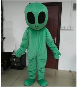 halloween groene UFO aliens mascotte kostuums stripfiguur outfit pak xmas outdoor party outfit volwassen grootte promotionele reclame kleding