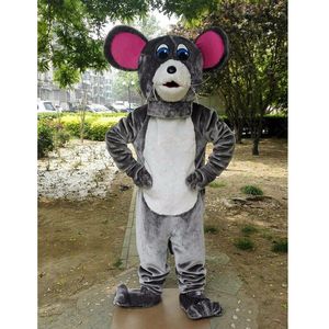 Disfraz de mascota de rata gris de Halloween, alta calidad, personalizado, ratón de dibujos animados, personaje temático de Anime, tamaño adulto, disfraz de Carnaval de Navidad