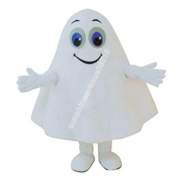 Costume de mascotte Halloween Grimace violet blanc de haute qualité personnage de thème de dessin animé Carnaval adultes taille fête d'anniversaire de Noël tenue fantaisie