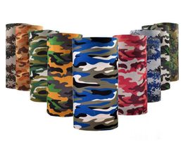 Halloween Half Face Camo Bandanas Magic Bandana Bandana Bandana Bandon Outdoor Sports Riding Protective Masks Tube Face Face Hiadscarve6947261