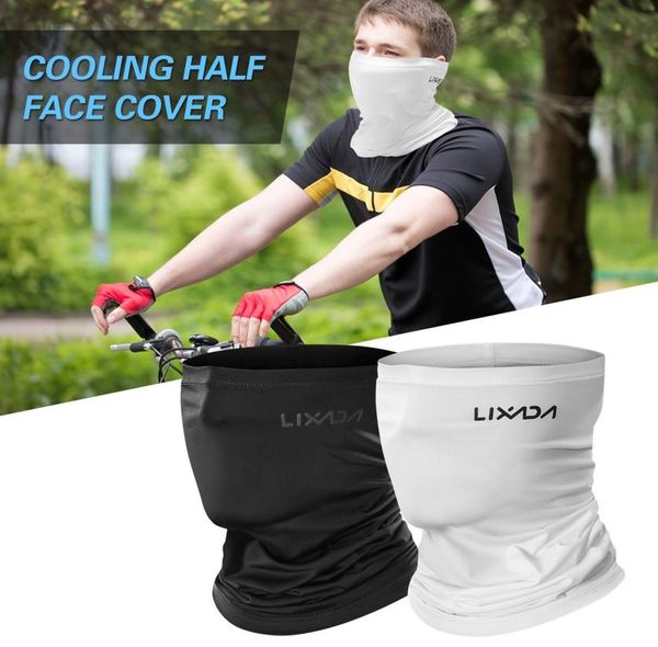 Halloween Half Face Mask Mask Motorcycle Neck Scarf Riding Band Banclavas Running Dust Summer SUNPROTECT CYCLING Headgear Neck2610363