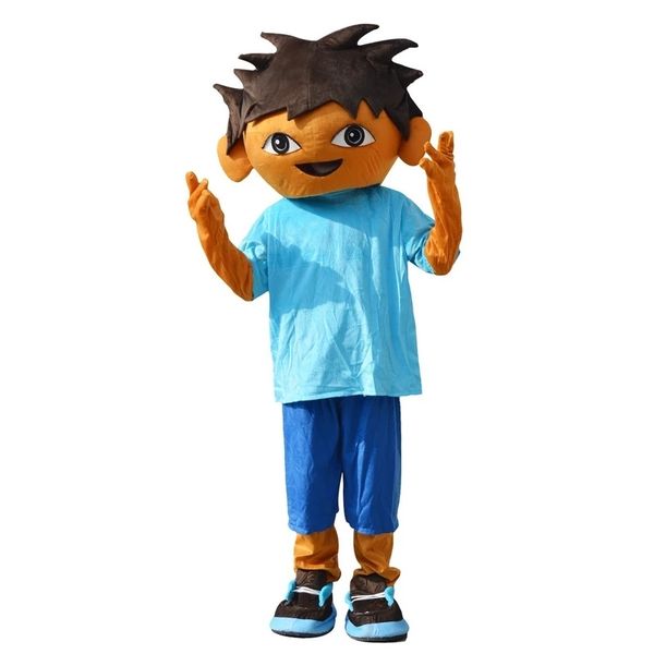 Halloween Happy Boy Costumes De Mascotte De Noël Fancy Party Dress Personnage De Dessin Animé Outfit Costume Adultes Taille Carnaval De Pâques Publicité Thème Vêtements