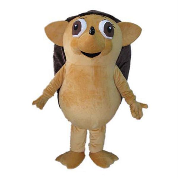 Costume de mascotte de hérisson d'Halloween de haute qualité personnaliser le personnage de thème d'anime de dessin animé Taille adulte Carnaval Fête de fantaisie de Noël D202G