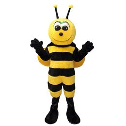 Disfraz de mascota de abeja bebé de alta calidad de Halloween vestido de lujo de dibujos animados envío rápido tamaño adulto