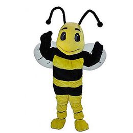 Halloween haute qualité abeille mascotte Costume dessin animé déguisement expédition rapide taille adulte