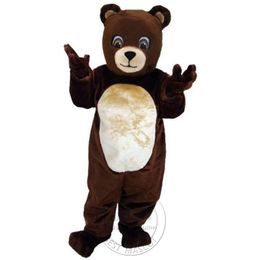 Costume de mascotte d'ours brun d'Halloween de haute qualité pour le personnage de dessin animé de fête Vente de mascotte Livraison gratuite personnalisation de support