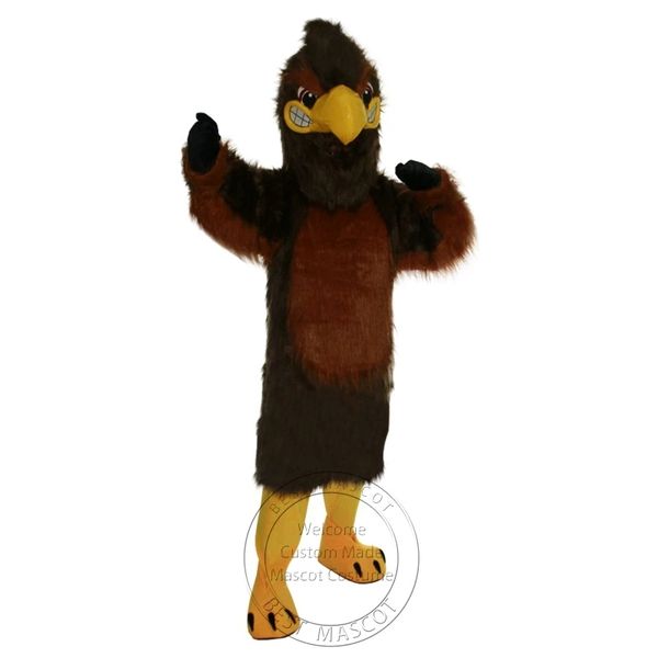 Costume de mascotte de faucon majestueux personnalisé de haute qualité pour Halloween, personnage de dessin animé de fête, vente de mascotte, livraison gratuite, personnalisation du support