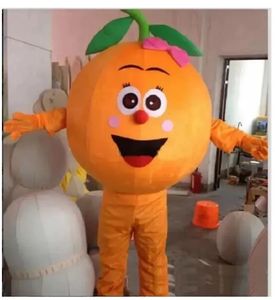Halloween hoge kwaliteit oranje durian fruit mascotte kostuum voor partij stripfiguur mascotte verkoop gratis verzending ondersteuning maatwerk