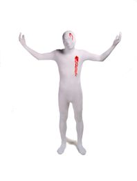 Halloween horreur cosplay Costume Catsuit Impression et motif de tir de teinture Lycar Body complet