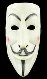 Halloween Horror Grimace Mask Plastic V Vendetta Masks Full Face Mas Male Street Dance Masques Costume Party Rôle Cosplay Atmosphère PR5609878