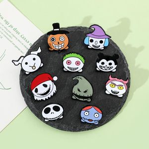 Halloween Horror Night Christmas Email Pins Cute Anime Movies Games Hard Email Pins Collect Cartoon Broche Backpack Hat Bagel Rapel Badges