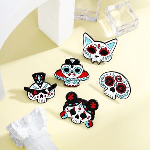 Halloween Horror effrayant le personnage drôle Émoil épingle mignon films anime jeux épingles en émail dur collectionne le cartoon métaton broche sac à dos sac de sac à dos collier badges à revers