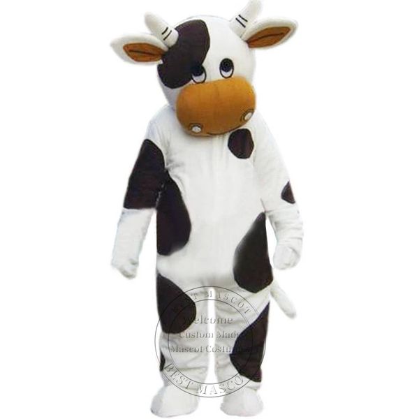 Disfraz de mascota de vaca de gran oferta de Halloween para fiesta personaje de dibujos animados venta de mascota envío gratis soporte de personalización