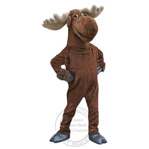 Halloween Hot Sales Moose mascotte Kostuum voor Party Stripfiguur Mascotte Koop gratis verzending ondersteuning maatwerk