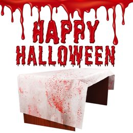 Halloween Hot Style Blood Vestee Scary Ghost Horror City Party Locatie Decoratie Decoratie