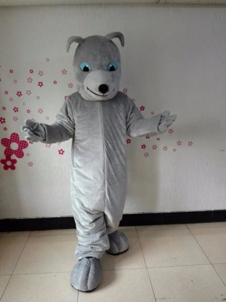 Costume de mascotte de chien de chien d'halloween, personnage de dessin animé, Costumes fantaisie de fête de carnaval de noël, tenue pour adultes