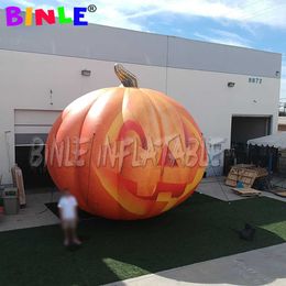 Citrouille gonflable d'Halloween ou Jack-o-lanterns en forme de grand ballon gonflable de citrouille pour la décoration extérieure