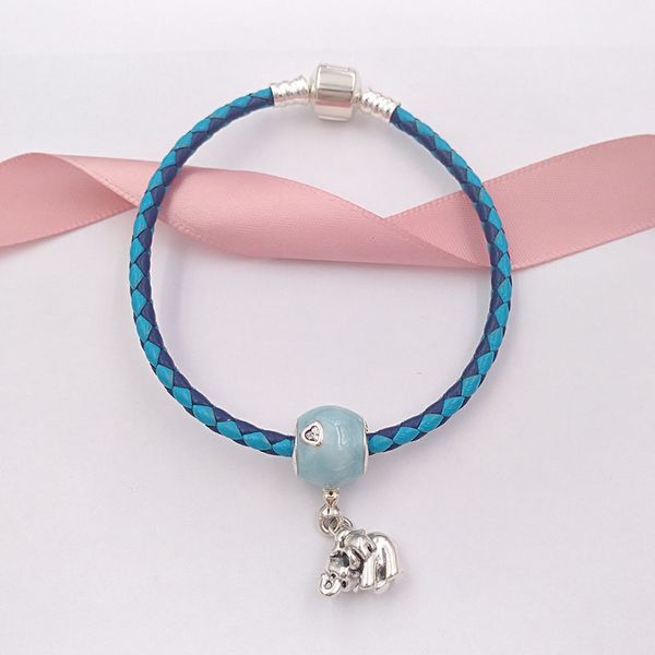 kit de fabrication de bijoux halloween ELEPHANT BLEU BALLON breloques pandora bracelet en argent 925 pour femmes hommes chaîne entretoise collier de perlesmère de la mariée cadeaux 797239EN169