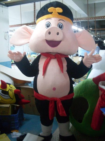 Halloween Journey to the West Pig Costume De Mascotte De Haute Qualité Dessin Animé Pigsy Anime thème personnage De Noël Carnaval Fantaisie Costumes