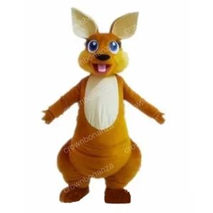 Halloween Kangaroo Mascotte Kostuum Hoge Kwaliteit Cartoon Anime Thema Karakter Volwassenen Maat Kerst Carnaval Birthday Party Outdoor Outfit