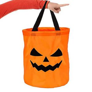 Halloween Light Candy Trick Treat Sacs LED Lumières pour seau de stockage Réutilisable Thanksgiving Cadeau Panier Enfants Décorations 220923