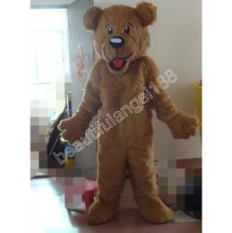 Halloween Long Plush Bear Maskottchen Kostüm Cartoon Plüsch Anime Themencharakter Erwachsener Größe Weihnachten Karneval Geburtstagsfeier Fantastisches Outfit