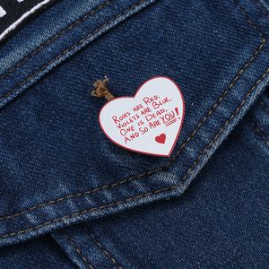 Halloween Love Heart Entamel Pin d'enfance de jeu de film de film Citations