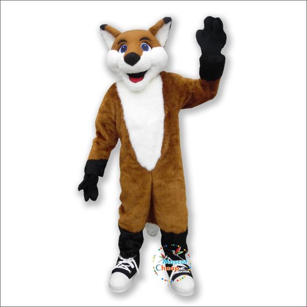 Halloween beau renard mascotte Costume lapin de Pâques en peluche costume thème déguisement publicité fête d'anniversaire Costume tenue