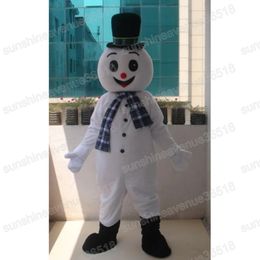 Halloween Lovely Snowman Mascot Costume Simulation Cartoon Characon Turnits Conserver Christmas Fancy Party Robe Holiday Celebration Tenues