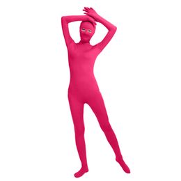 Halloween Lycar spandex Catsuit Costumes unisexe complet body collants yeux ouverts One-Piece Anime Stage Cosplay Performance