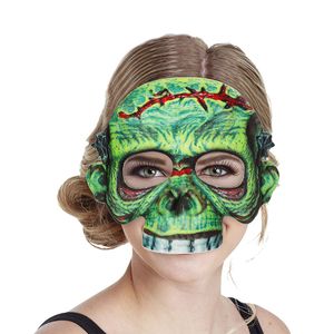 Halloween Mardi Gras Party Horror Demi-Masque Visage pour Femmes Adultes Filles EVA Masquerade Ball Props US14040