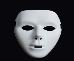 Masque d'Halloween Mode Cosplay Party Adulte Masques Complets Masque Grimace Blanc Masques de Danse Fantôme de Rue Masques de Danseur Masque Hiphop V2774303