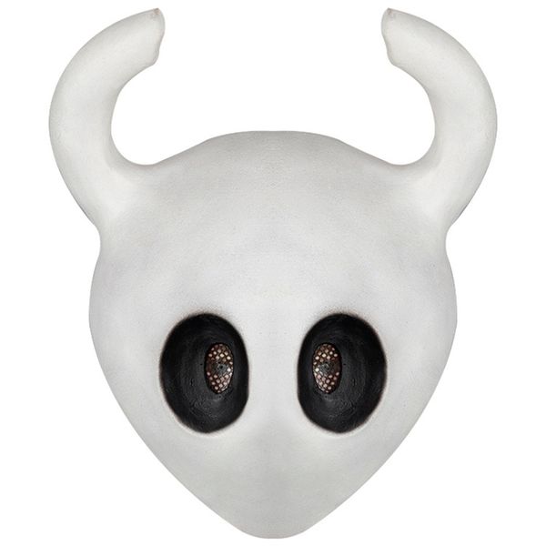 Máscara de Halloween Juego Cosplay Máscara de látex Mascarada Accesorios de disfraces Props Máscara blanca linda Máscara de Joker