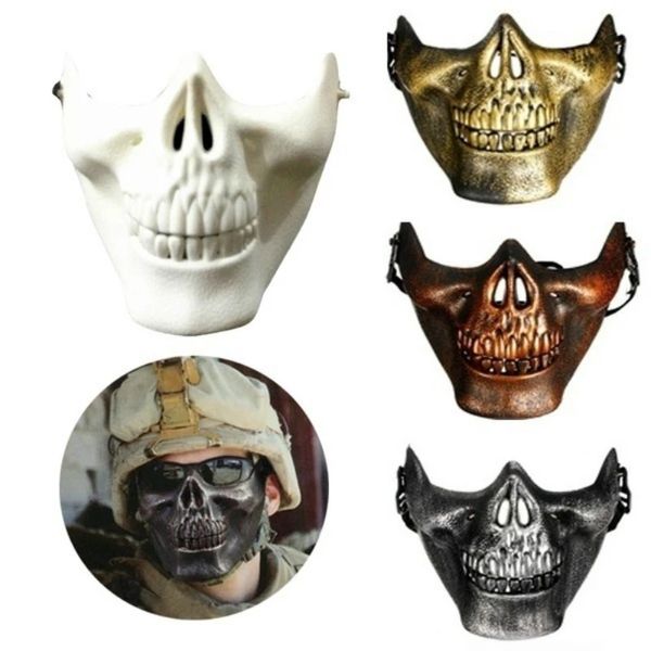 Máscara de Halloween Grim Reaper Horror Skull Mask Máscaras de fiesta de látex Tocado de calaveras