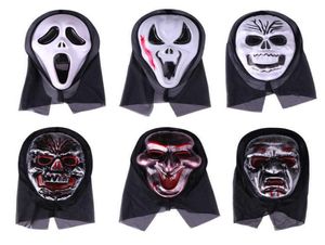 Halloween Mask Horror Haloween Masquerade Party Screaming Ghost Mask Decor Witch Bat Happy Halloween Party Decor 2021 Q08068834974