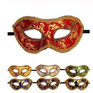 Halloween Mask Venetian Masquerade Masques Halloween Masque effrayant Mascara Halloween Femme Masque de mariage Kamin Party Drop297y