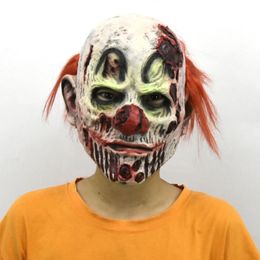 Halloween Maskers Horror Clown Masker Latex Cosplay Party Props Maskerade Stage Shows Rave Festival Party Clown Cosplay Masker