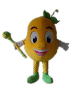 Costume de mascotte de melon d'Halloween de haute qualité personnaliser le personnage de thème d'anime de fruit de dessin animé taille adulte robe de fantaisie de carnaval de Noël