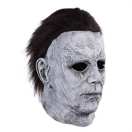 Halloween Michael Myers tueur masque Cosplay horreur sanglante Latex masques casque carnaval mascarade fête Costume accessoires GC2288