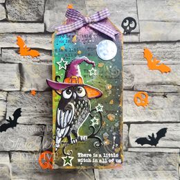 Halloween Midnight Owl Metal Cutting Die Scrapbook Carte en papier en relief album d'artisanat Template Cut Die Pochans Nouveaux pour l'arrivée