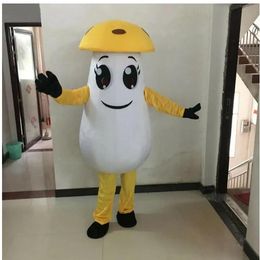 Halloween Mushroom Mascot Costume Top Quality Cartoon Fruit Anime Theme Characon Carnival Unisexe Adults Taille de Noël Fête d'anniversaire