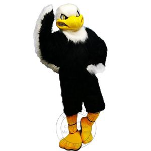 Halloween New Adult Black Eagle Mascot Costume for Party Cartoon Character Mascot Sale