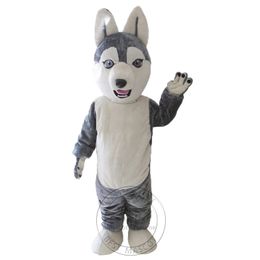 Halloween nieuwe volwassen Siberische Husky mascotte kostuum voor partij stripfiguur mascotte verkoop gratis verzending ondersteuning maatwerk