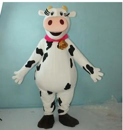 halloween nouveau lait vache mascotte costumes personnage de dessin animé costume costume de noël en plein air tenue de fête taille adulte vêtements de publicité promotionnelle