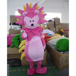 Halloween New Splash Hedgehog Mascot Costumes Cartoon Halloween Mascot pour adultes Robe de costume