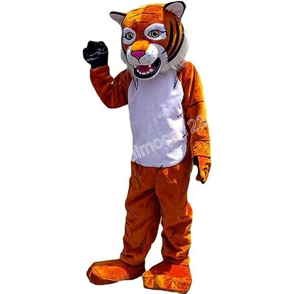 Halloween nouveau tigre Wildcat mascotte Costume adulte fête d'anniversaire déguisement Halloween tenues vêtements déguisement Costume